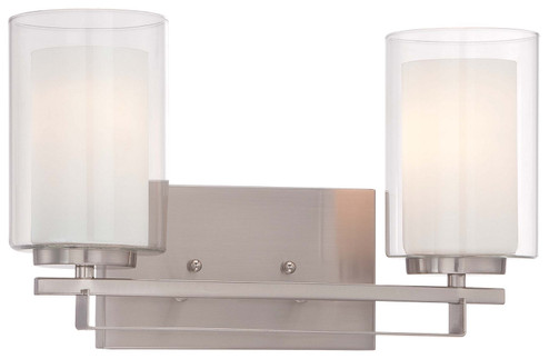 Parsons Studio Two Light Bath Bar in Brushed Nickel (7|6102-84)