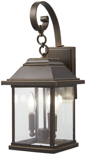 Mariner'S Pointe Three Light Outdoor Wall Mount in Oil Rubbed Bronze W/ Gold High (7|72632-143C)