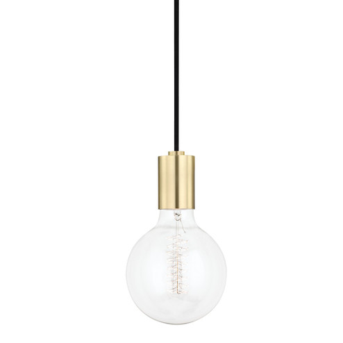 Ava One Light Pendant in Aged Brass (428|H109701-AGB)