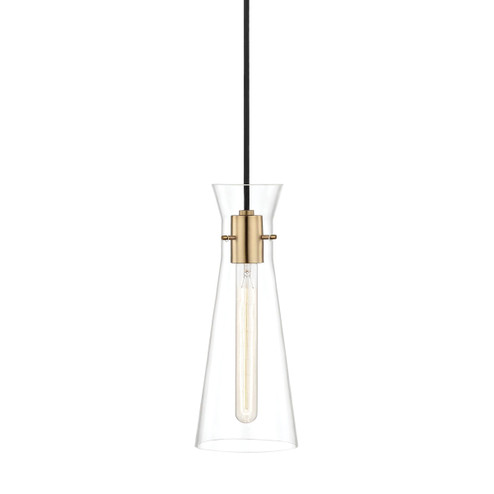 Anya One Light Pendant in Aged Brass (428|H112701-AGB)