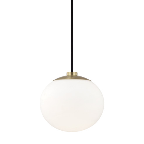 Estee One Light Pendant in Aged Brass (428|H134701-AGB)