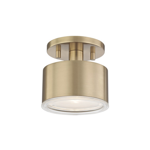 Nora LED Semi Flush Mount in Aged Brass (428|H159601-AGB)