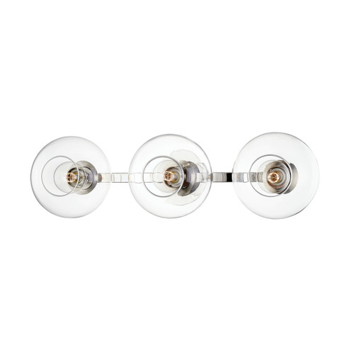 Margot Three Light Wall Sconce in Polished Nickel (428|H270103-PN)