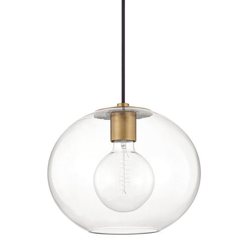 Margot One Light Pendant in Aged Brass (428|H270701L-AGB)