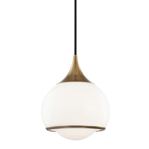 Reese One Light Pendant in Aged Brass (428|H281701S-AGB)