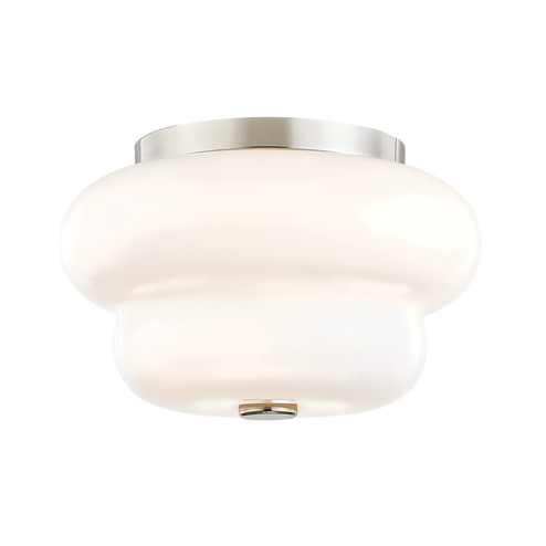 Hazel Two Light Flush Mount in Polished Nickel (428|H350502-PN)