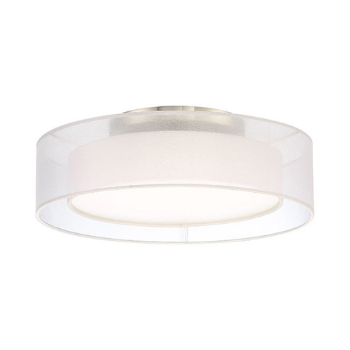 Metropolis LED Semi-Flush Mount in Brushed Nickel (281|FM-16818-BN)