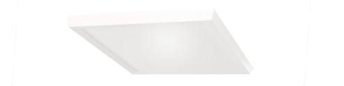 Logo LED Flush Mount in White (281|FM-4407-WT)