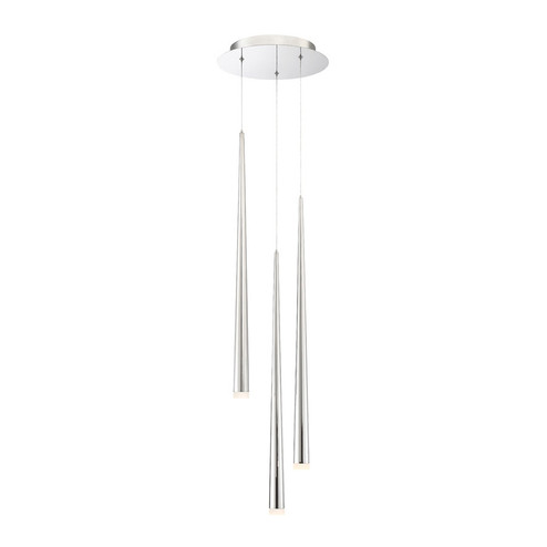 Cascade LED Pendant in Polished Nickel (281|PD-41803R-PN)