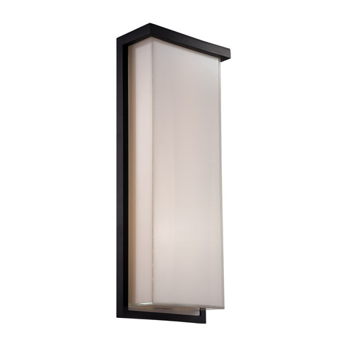 Ledge LED Outdoor Wall Sconce in Black (281|WS-W1420-BK)