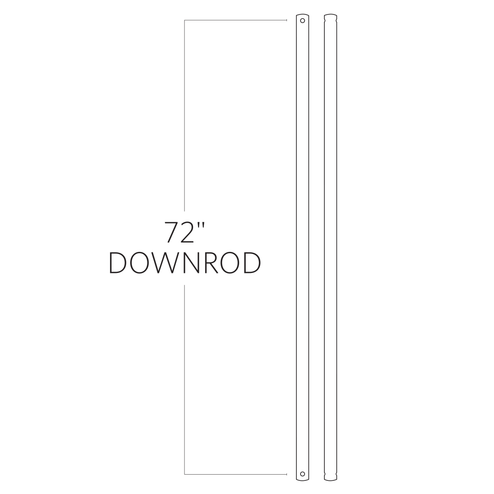 Universal Downrod Downrod in Chrome (71|DR72CH)