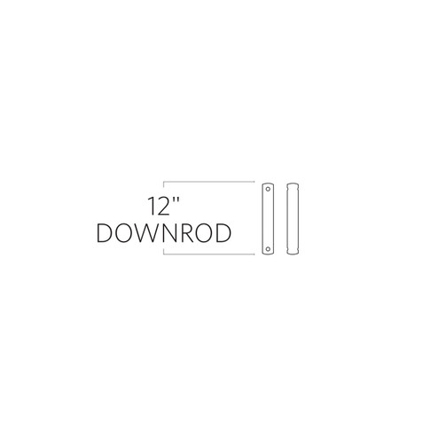 Minimalist Downrod Downrod in Aged Pewter (71|DRM12AGP)