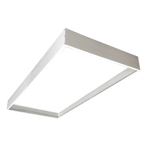 LED Lay-In Panel Light Slide-in Frame for Surface Mounting in White (167|NPDBL-24DDFK/W)