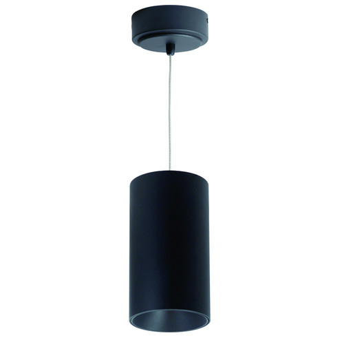 Cylinder Ilene 25W Ilene Cyl Pendant 60/38/25 in Black (167|NYLM-3C30XBBLE4)