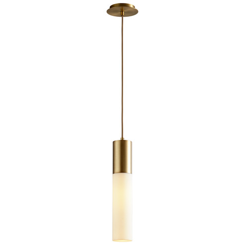Magnum LED Pendant in Aged Brass (440|3-653-40)