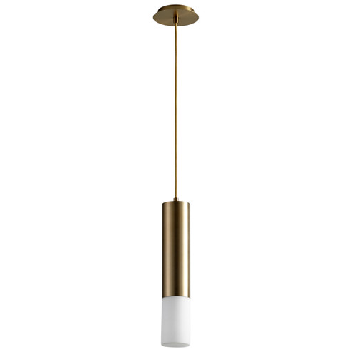 Opus LED Pendant in Aged Brass (440|3-654-140)