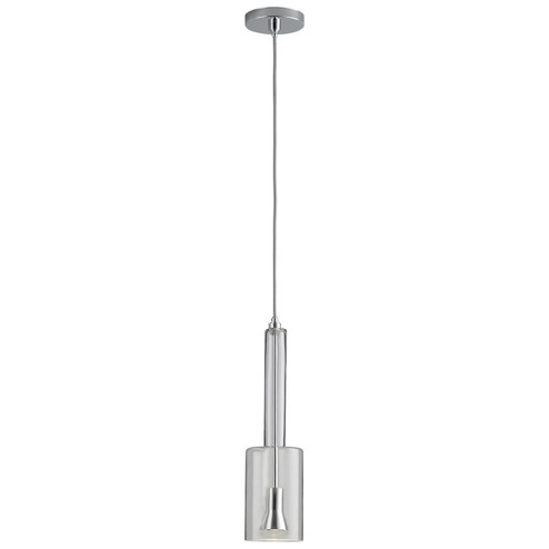 Spindle LED Pendant in Polished Chrome W/ Clear (440|3-656-14)