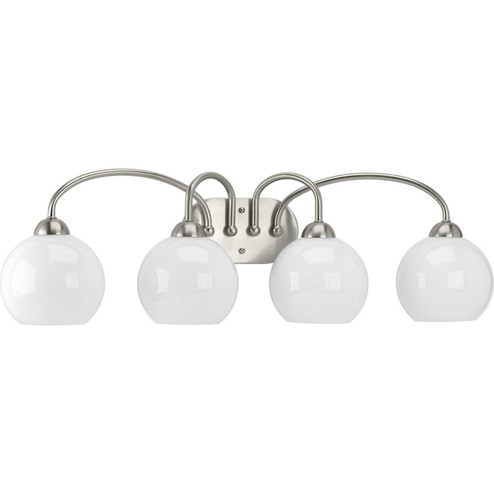 Carisa Four Light Bath in Brushed Nickel (54|P300087-009)