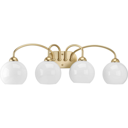 Carisa Four Light Bath in Vintage Gold (54|P300087-078)