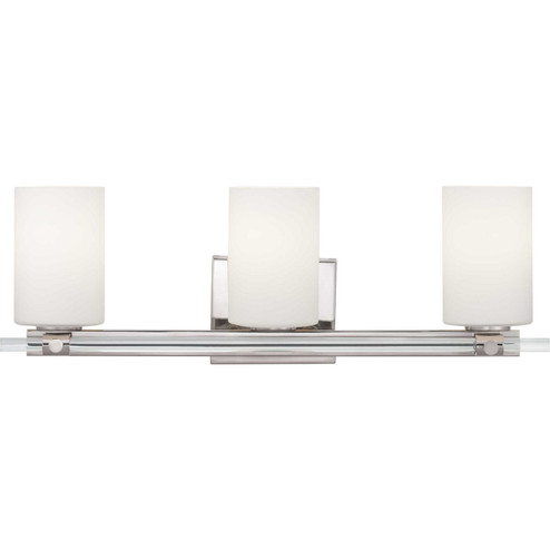 Lisbon Three Light Bath in Polished Nickel (54|P300199-104)