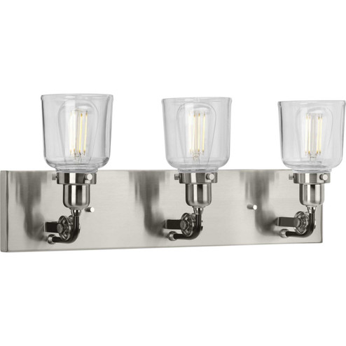 Rushton Three Light Bath & Vanity in Brushed Nickel (54|P300228-009)