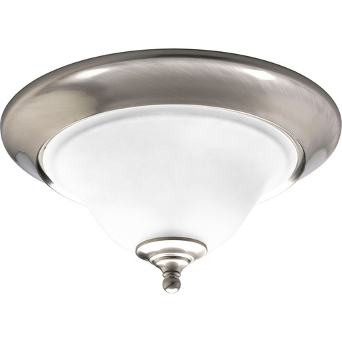 Trinity Two Light Flush Mount in Brushed Nickel (54|P3476-09)