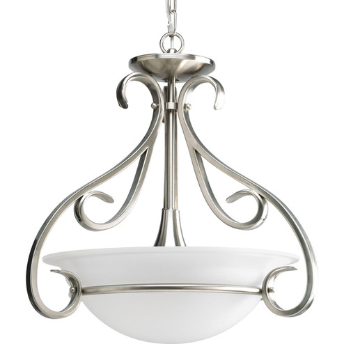 Torino Three Light Foyer Pendant in Brushed Nickel (54|P3843-09)