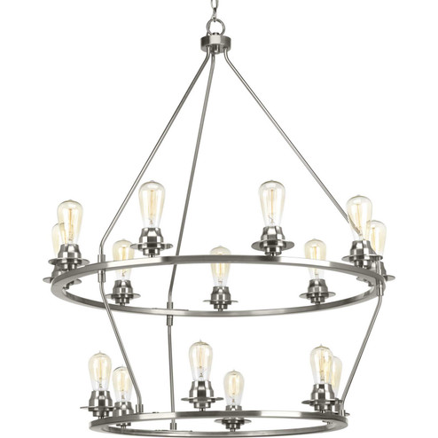 Debut 15 Light Chandelier in Brushed Nickel (54|P400017-009)