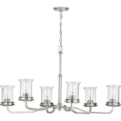 Winslett Six Light Chandelier in Brushed Nickel (54|P400207-009)