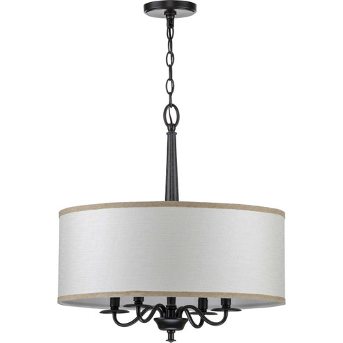 Durrell Four Light Chandelier in Black (54|P400218-031)