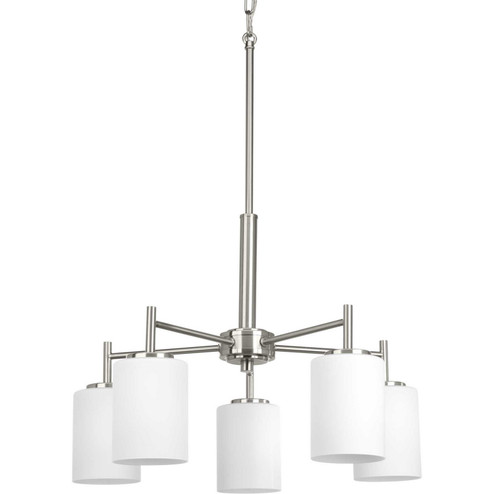 Replay Five Light Chandelier in Brushed Nickel (54|P4319-09)