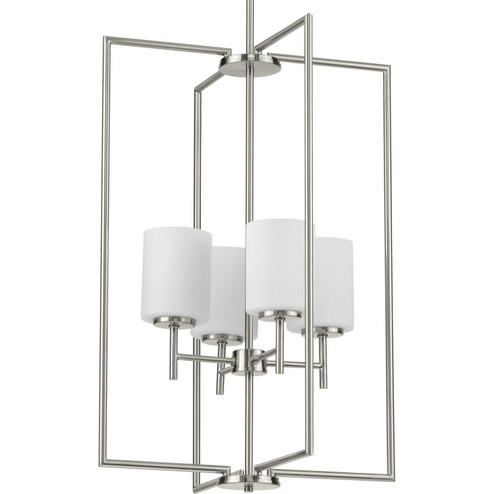 Replay Four Light Foyer Pendant in Brushed Nickel (54|P500206-009)