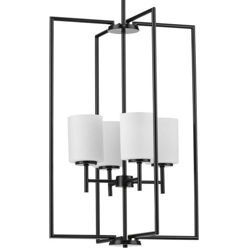 Replay Four Light Foyer Pendant in Black (54|P500206-031)