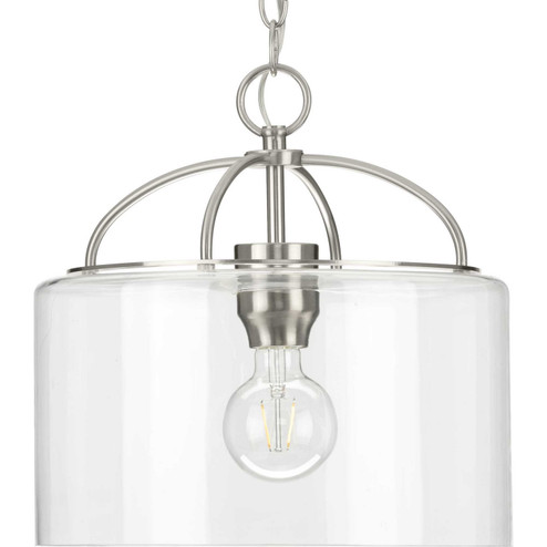 Leyden One Light Pendant in Brushed Nickel (54|P500316-009)