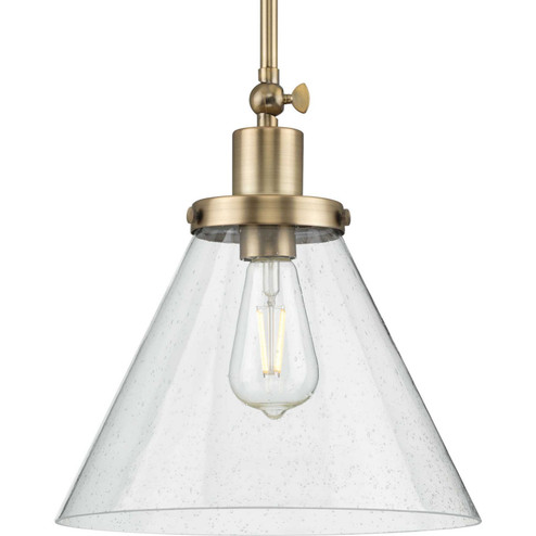 Hinton One Light Pendant in Vintage Brass (54|P500324-163)