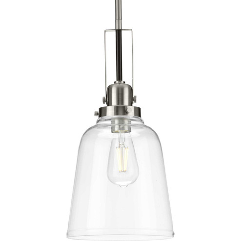 Rushton One Light Pendant in Brushed Nickel (54|P500329-009)