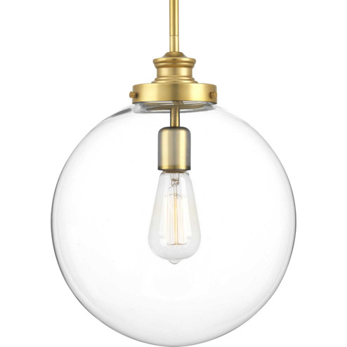 Penn One Light Pendant in Natural Brass (54|P5328-137)