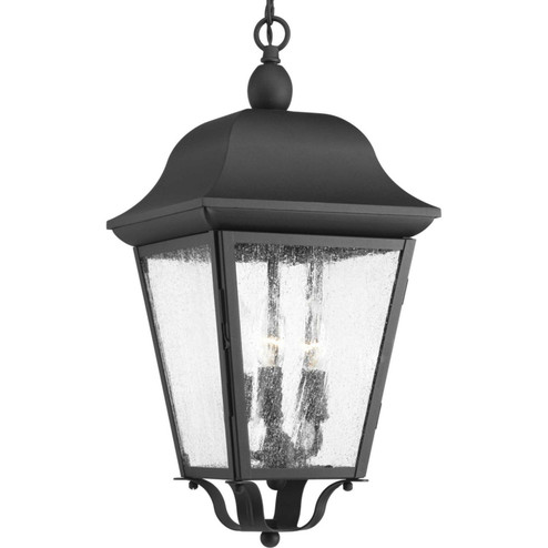 Kiawah Three Light Hanging Lantern in Black (54|P550001-031)