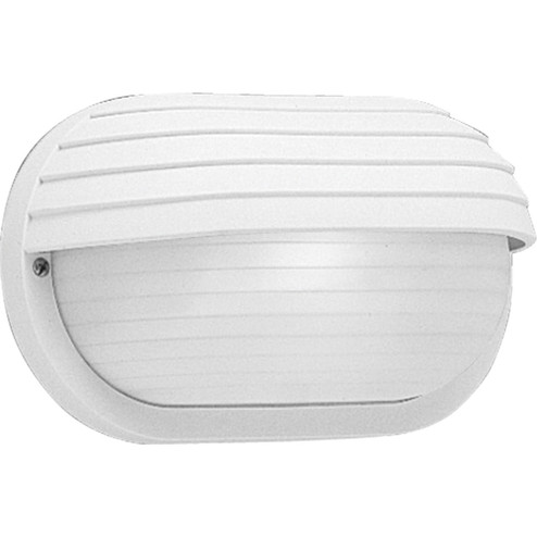 Polycarbonate Outdoor One Light Wall Lantern in White (54|P5706-30)
