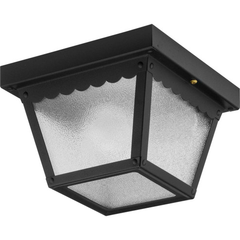Ceiling Mount One Light Outdoor Flush Mount in Black (54|P5727-31)