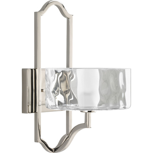 Caress One Light Wall Sconce in Polished Nickel (54|P7046-104WB)
