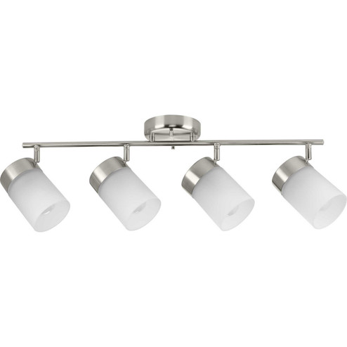 Ridgecrest Four Light Head Track in Brushed Nickel (54|P900012-009)