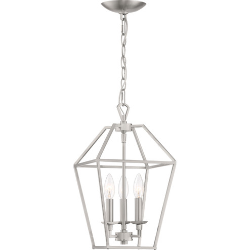 Aviary Three Light Foyer Pendant in Brushed Nickel (10|AVY5203BN)