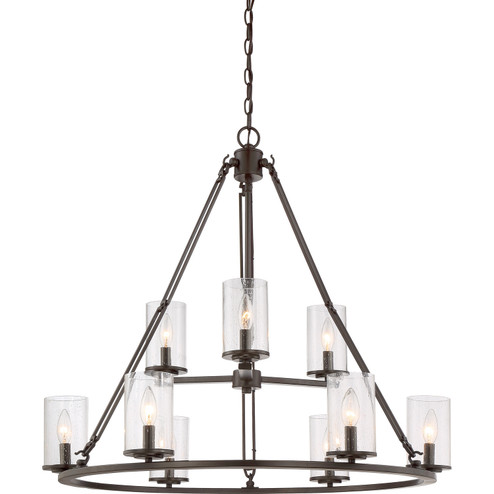 Buchanan Nine Light Chandelier in Western Bronze (10|BCN5009WT) Buchanan Nine Light Chandelier in Western Bronze (10|BCN5009WT)