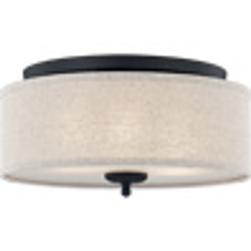 Blanche Three Light Flush Mount in Matte Black (10|BLA1616MBK)