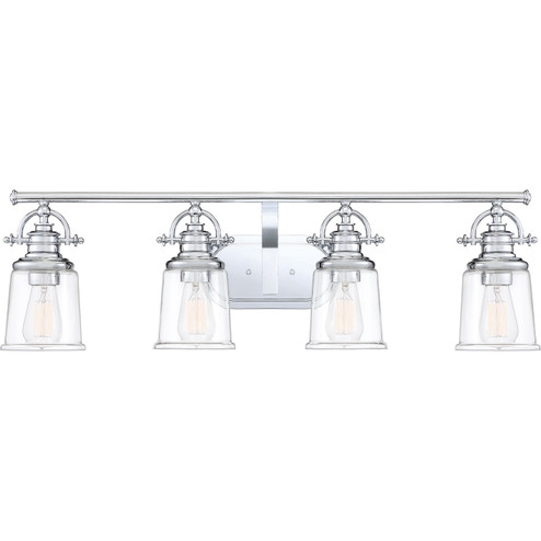 Grant Four Light Bath Fixture in Polished Chrome (10|GRT8604C)