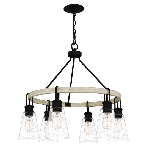 Kingsbridge Six Light Chandelier in Earth Black (10|KGB5029EK)