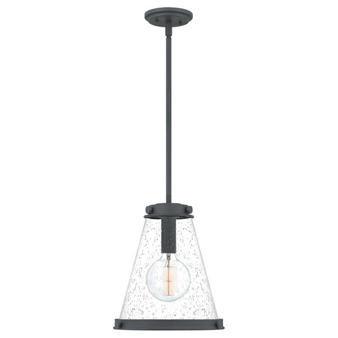 Bristol One Light Mini Pendant in Mottled Black (10|QP5260MB) Bristol One Light Mini Pendant in Mottled Black (10|QP5260MB)