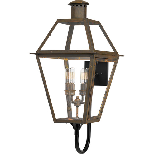 Rue De Royal Four Light Outdoor Wall Lantern in Industrial Bronze (10|RO8414IZ)