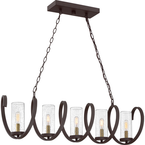 Tumult Five Light Island Chandelier in Western Bronze (10|TMT540WT)